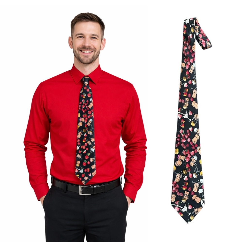 Nicole Miller Black Tie - Colorful Pattern
🔥% bundle of 3, 5, 10, 15 or 20 ties